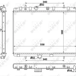 Beliebt NRF 58226 - Kühler, Motorkühlung - EASY FIT