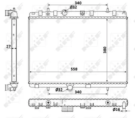 Beliebt NRF 58226 - Kühler, Motorkühlung - EASY FIT
