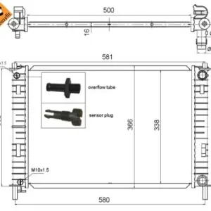 NRF 58276 - Kühler, Motorkühlung - EASY FIT Jetzt Kaufen