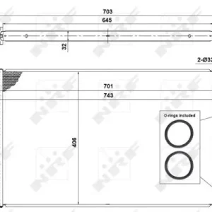 Abverkauf NRF 58334 - Kühler, Motorkühlung - EASY FIT