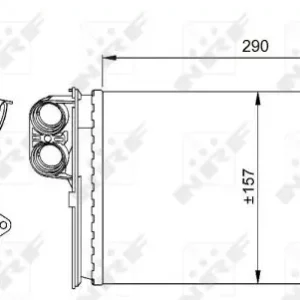 Billig NRF 58639 - Wärmetauscher, Innenraumheizung - EASY FIT