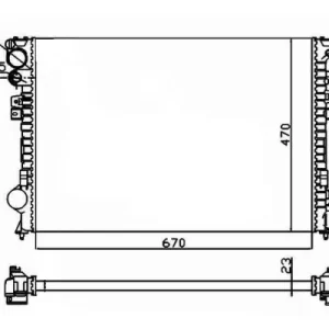 NRF 58958A - Kühler, Motorkühlung - Economy Class Sichere Zahlung
