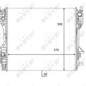 Versand Am Gleichen Tag NRF 59060 - Kühler, Motorkühlung