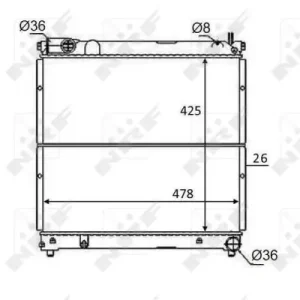 Online Kaufen NRF 59106 - Kühler, Motorkühlung
