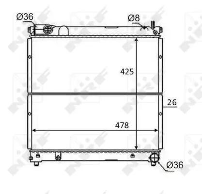 Online Kaufen NRF 59106 - Kühler, Motorkühlung