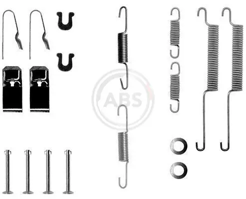 A.B.S. 0654Q - Zubehörsatz, Bremsbacken Sonderangebot