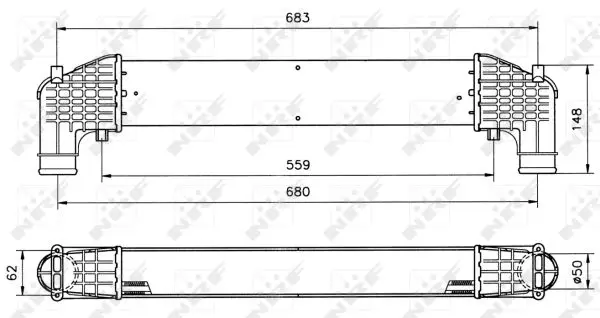 Preiswert NRF 30108A - Ladeluftkühler
