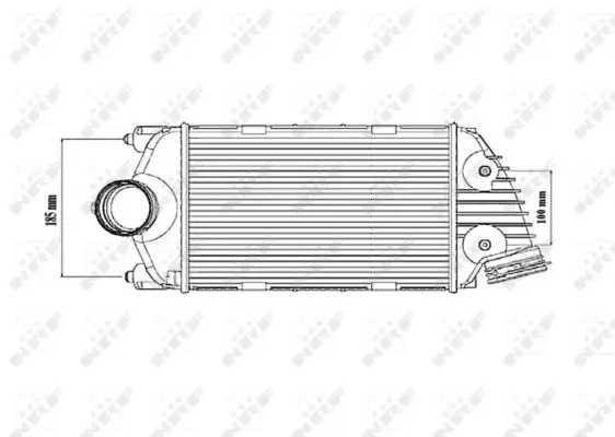 Angebot NRF 30186 - Ladeluftkühler