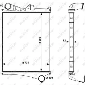 NRF 30225 - Ladeluftkühler Preisreduziert