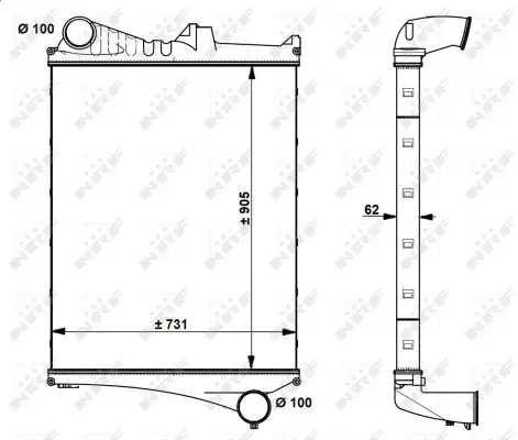 NRF 30225 - Ladeluftkühler Preisreduziert