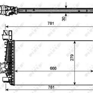 Letzte Chance NRF 30270 - Ladeluftkühler