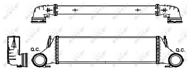NRF 30323 - Ladeluftkühler Top-Seller