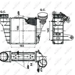 NRF 30476 - Ladeluftkühler Rabatt