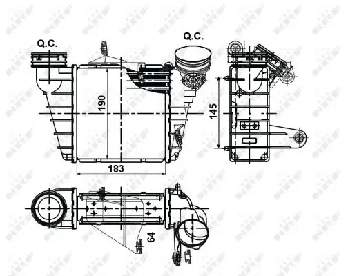 NRF 30476 - Ladeluftkühler Rabatt