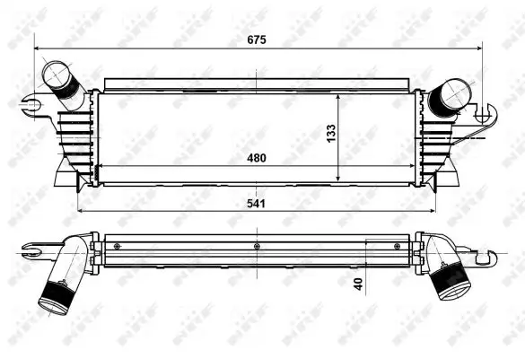 Geprüft NRF 30511 - Ladeluftkühler