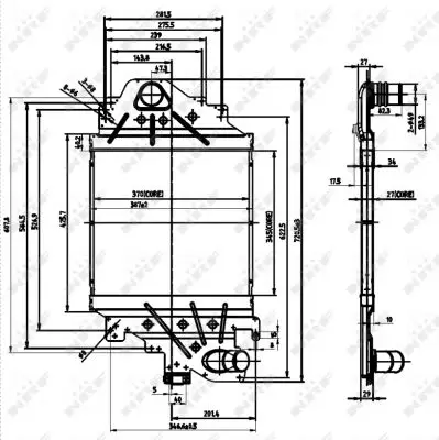 Beliebt NRF 30865 - Ladeluftkühler
