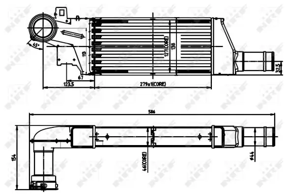 NRF 30903 - Ladeluftkühler Knallerangebot