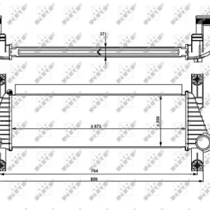 NRF 30918 - Ladeluftkühler Markenprodukt