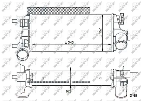 Kracherpreis NRF 30926 - Ladeluftkühler