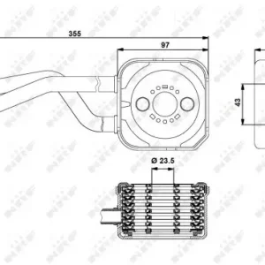 Heißes Angebot NRF 31175 - Ölkühler, Motoröl - EASY FIT