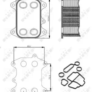 Solange Der Vorrat Reicht NRF 31263 - Ölkühler, Motoröl - EASY FIT