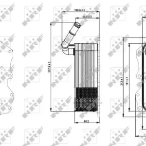 Billig NRF 31271 - Ölkühler, Motoröl