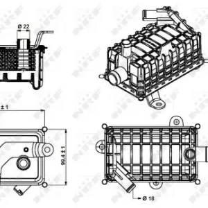 Zertifiziert NRF 31280 - Ölkühler, Motoröl - EASY FIT