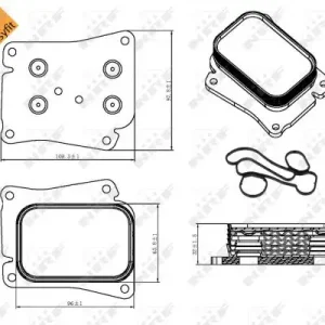Versand Am Gleichen Tag NRF 31320 - Ölkühler, Motoröl - EASY FIT