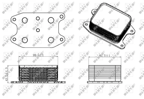 Sofort Bestellen NRF 31329 - Ölkühler, Motoröl - EASY FIT