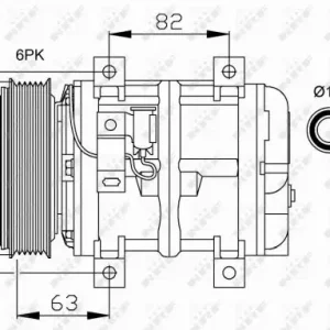 Bestpreis NRF 32112G - Kompressor, Klimaanlage - GENUINE