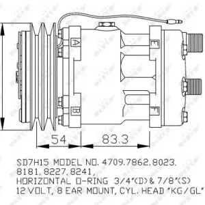 Heißes Angebot NRF 32131 - Kompressor, Klimaanlage
