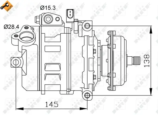 Top-Preis NRF 32148 - Kompressor, Klimaanlage - EASY FIT