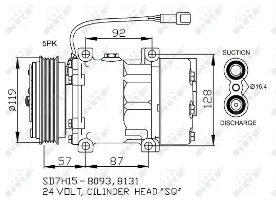 NRF 32731 - Kompressor, Klimaanlage - EASY FIT Markenprodukt