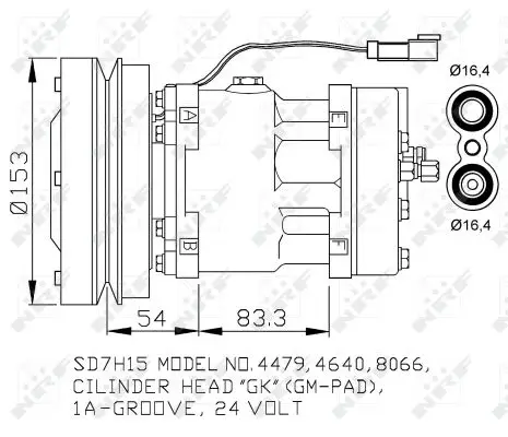 NRF 32879 - Kompressor, Klimaanlage - EASY FIT Expressversand