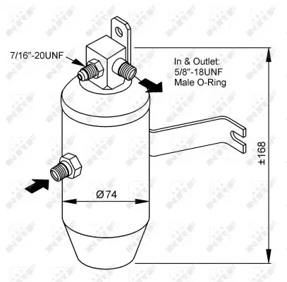 NRF 33145 - Trockner, Klimaanlage - EF to be sourced Markenprodukt