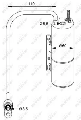Geprüft NRF 33309 - Trockner, Klimaanlage - EASY FIT