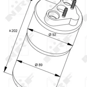 Neu NRF 33318 - Trockner, Klimaanlage - EASY FIT