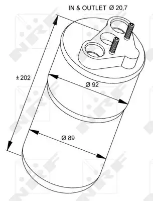 Neu NRF 33318 - Trockner, Klimaanlage - EASY FIT