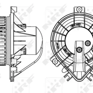Neu Im Sortiment NRF 34158 - Innenraumgebläse - EASY FIT