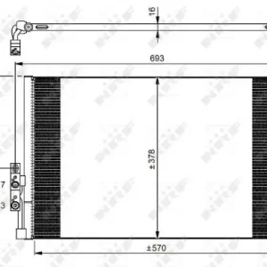Neu Im Sortiment NRF 350036 - Kondensator, Klimaanlage - EASY FIT