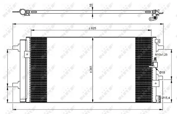 NRF 350060 - Kondensator, Klimaanlage - EASY FIT Bestseller