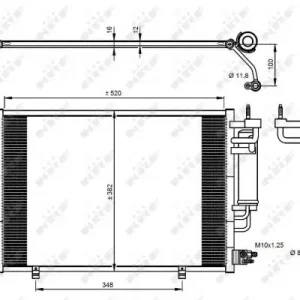 Kracherpreis NRF 350205 - Kondensator, Klimaanlage - EASY FIT