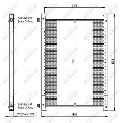 NRF 35064 - Kondensator, Klimaanlage - EASY FIT Bestseller