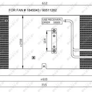 Neue Kollektion NRF 35218 - Kondensator, Klimaanlage - EASY FIT