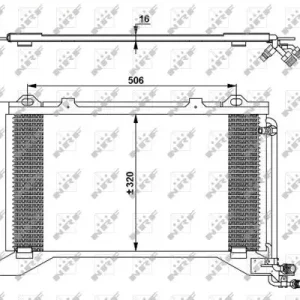 Begrenztes Angebot NRF 35245 - Kondensator, Klimaanlage - EASY FIT