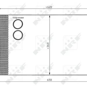 Aktuell NRF 35345 - Kondensator, Klimaanlage - EASY FIT