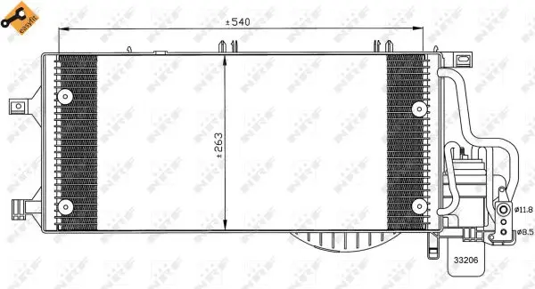 Wochenendangebot NRF 35531 - Kondensator, Klimaanlage - EASY FIT