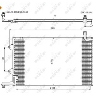 Beliebt NRF 35584 - Kondensator, Klimaanlage - EASY FIT
