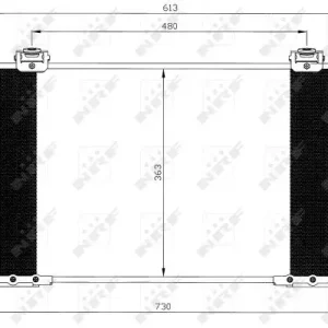 Abverkauf NRF 35595 - Kondensator, Klimaanlage - EASY FIT