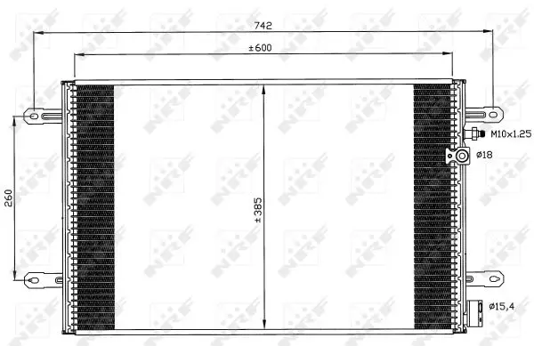 Sale NRF 35605 - Kondensator, Klimaanlage - EASY FIT